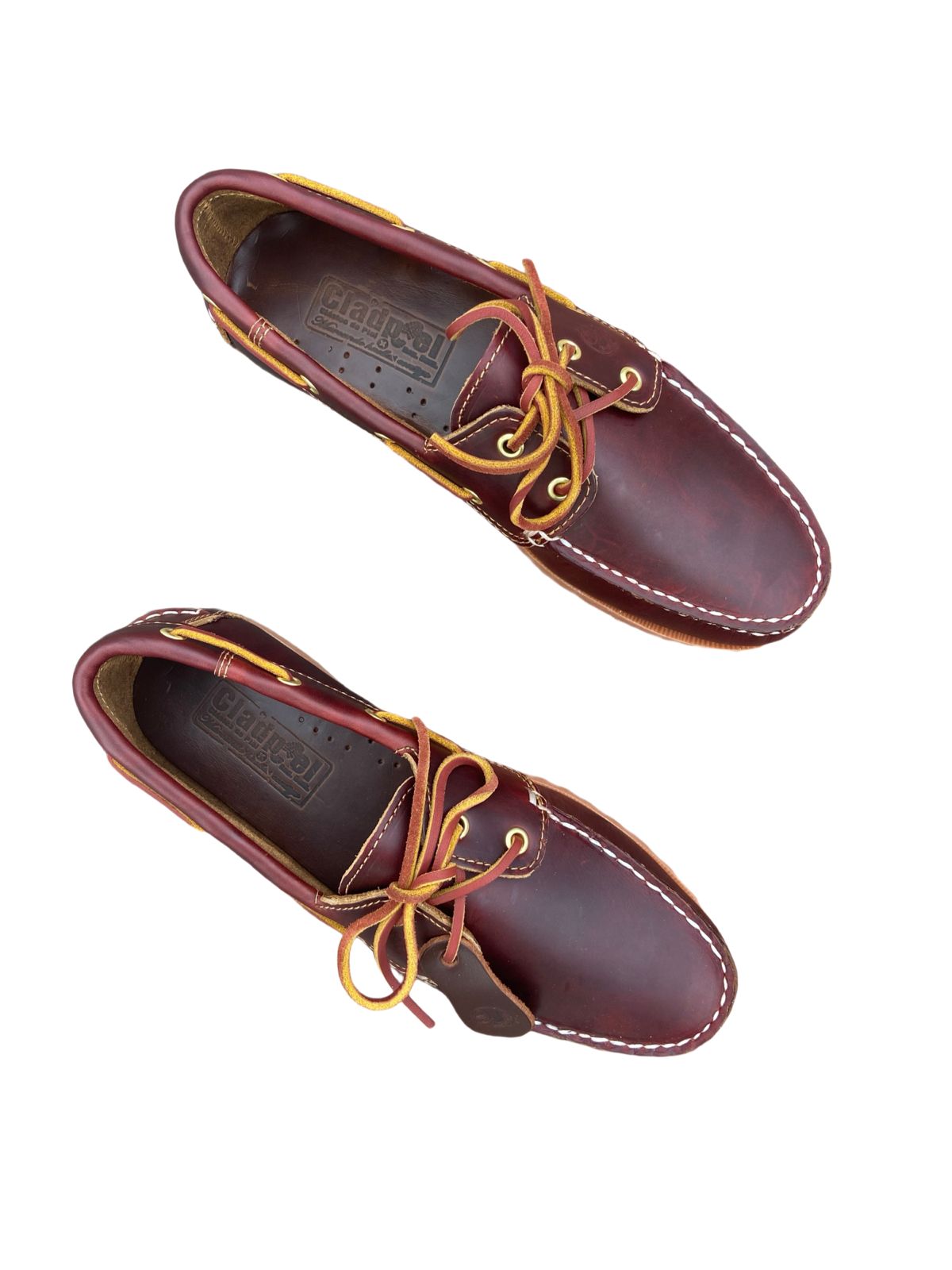 Mocasín Burdeos Con Cordones Marron